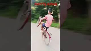 Shetty Rider video cycle wheely stund Rider video