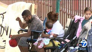Homeless family of 16, including 11 kids, living on streets of LA amid struggle to find housing