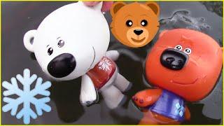 Ми-ми-мишки  Кеша и Тучка на Северном Полюсе Новый год! Зимний ️ сборник весёлых серий для детей