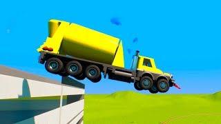 Building Cars Falls Crashes 25 | Brick Rigs