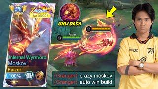 THANK YOU ONIC KELRA FOR THIS NEW MOSKOV BUILD AND EMBLEM FOR GOLD LANE!! (AUTO WIN) - MLBB