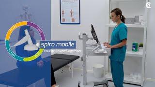 Sicherer Messablauf bei der Spirometrie mit dem spiro mobile