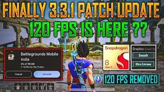 Finally 3.3.1 Official Update | 120 Fps Is Here ?? | No More Server Problem | Crash issue ?