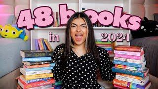 I read 48 BOOKS in my first year as a reader | 2024 Reading Wrap Up 