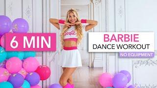 6 MIN BARBIE DANCE WORKOUT - Fun Cardio Session, Moods: cute, latin, gangster & KEN