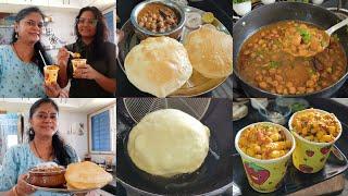 jab मैं gharआऊगी zaroor खिलाना +Breakfast & Lunch pindi chole bhature corn chaat छोले भटूरे