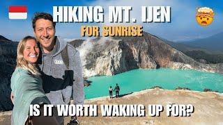 Hiking Mount Ijen at Sunrise (Kawah Ijen), East Java Vlog Part 3