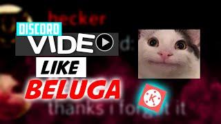 How to make videos like beluga in kinemaster (DISCORD) | Edit beluga message conversation video 2022