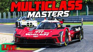 MULTICLASS Racing auf der GEILSTEN Strecke! | LMU Multiclass Masters - 90 Min. Spa | Mabix LIVE