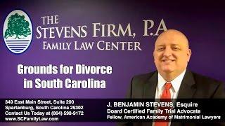 What Grounds For Divorce Are Recognized By South Carolina?