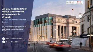Webinar - All you need to know about Government Procurement in Canada