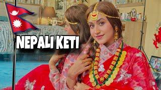K Ma Nepali keti jasto dekhiyeki chu ?  || I turned myself into a nepali girl ️ #alizehjamali