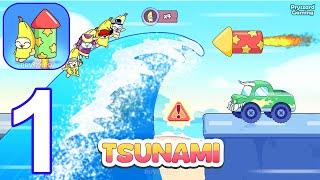 Banana Survival: Run Tsunami - Gameplay Walkthrough Part 1 Tutorial (iOS, Android)