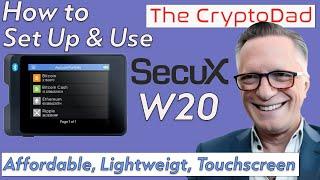 Hands-On with SecuX W20 X TrendMicro: Unboxing, Backup, & Transfers | Best Touchscreen Wallet 2023?