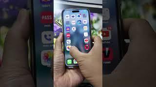 iOS 18 기능  홈 화면 완전 커스터마이즈 가능하네~ 앱 배치와 아이콘 색상 변경 가이드 #iphonetips