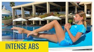 Intense ABS Workout by the  swimming pool / Mari Kruchkova