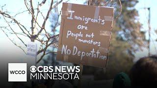 Protesters rally in Richfield over mass deportations