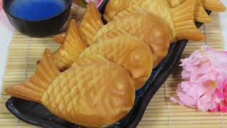 Easy Taiyaki Pancake Recipe (Japanese Fish Shaped Cake) I Jono Sweet Treats