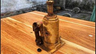 Restoration Hydraulic Jack old - Restore Hydraulic Jack rusty inactive