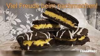 Schokoplätzchen mit Maracuja-Creme// Bekka's Backstube