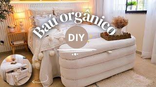 BAÚ ORGÂNICO | DIY | DECORAÇÃO DE QUARTO