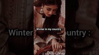 Difference between my motherland and others in winter ️#Alpha aesthetic#fypシ゚