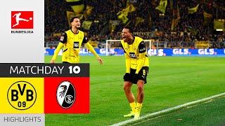 Borussia Dortmund vs Freiburg 4-0 Highlights Goals | Bundesliga 2024/25