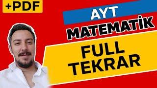 AYT MATEMATİK FULL TEKRAR + PDF + TEK VİDEO ⭐️