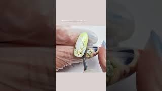 Watercolor nailart with liquid gel paints #springnailart #nailart #easynailart #naildesign #nails