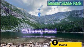 Baxter State Park Chimney Pond in Maine