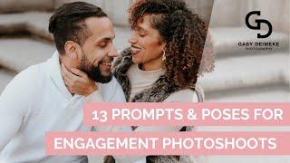 13 Prompts & Poses for an Engagement Photoshoot Session