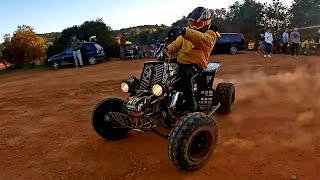 WILD YAMAHA BANSHEE & BLASTER - DRIFTING OFF ROAD - 2 STROKES FAMILY