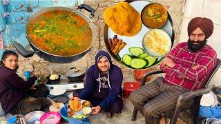 Making Chole bhature desi style  | Healthy family