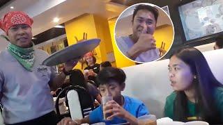 OFW Father Disguised As Waiter Surprises Waiter