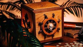 Only ONE of these Puzzles Exists!! - Hand Crafted Pirate Puzzle Box