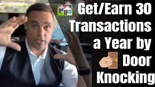 Get 30 Transactions a Year by Door Knocking with James Festini Stay Paid Podcast