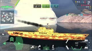 [Battle of Warships] USS HORNET Game play !