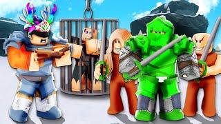 TOXIC NPC Tribe KIDNAPPED My FRIEND! So I Saved Him (Roblox Survival Game)