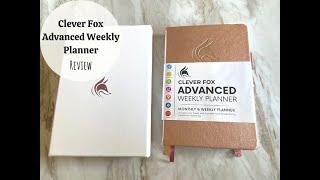 Happy 2023! Clever Fox Advanced Weekly Planner Review
