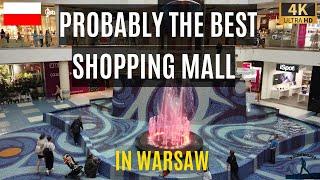 Warsaw Poland walking tour 4k : Blue City shopping mall //  DJI osmo pocket footage