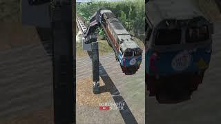 Kereta Api Meluncur #keretaapi #trainzsimulator #train #automobile  #railway #railfans