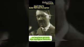 Adolf Hitler Siyasi Konuşma #belgesel #bilgi #gündem