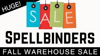 $1 Deals! Super Steals & More! Fall Warehouse SALE at Spellbinders | #papercraft #cardmaking