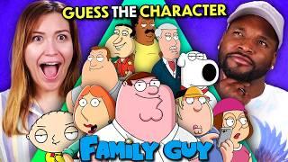 Name the Family Guy Character in One Second!!