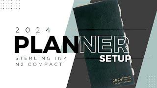 2024 Planner Setup: @SterlingInk N2 Compact (Weeks)