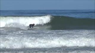 Rodney Buck III surfing his 5' 9" JS Industries Monsta 6 at Torrance Beach.