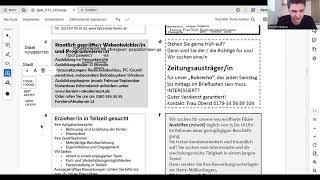 Prüfungstraining: DTZ/Deutsch-Test für Zuwanderer. LESEN. Teil 2. ONLINE-PROJEKT (Live-Treffen 10.)