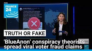 'BlueAnon' conspiracy theorists spread viral voter fraud claims after Trump victory • FRANCE 24