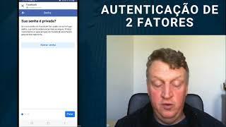 Como ATIVAR  a AUTENTICAÇÃO  de 2 FATORES no Facebook Via Celular - 2024