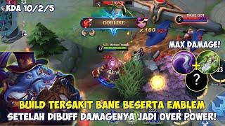 CARA MAIN BANE JUNGLER & BUILD TERSAKIT DI META SEKARANG! SOLO RANK MYTHIC MLBB